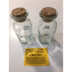 FRASCO VIDRIO PEQUEÑO OCTOGONAL-REDONDO