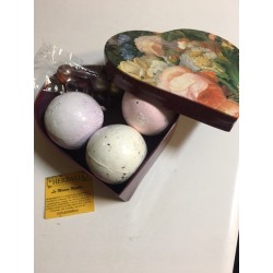 CAJA CORAZÓN con BOMBAS BAÑO