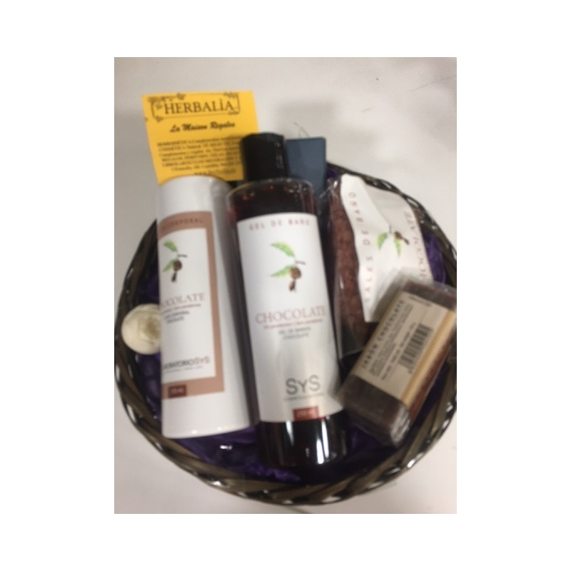 CESTA CHOCOLATE mediana