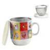 TAZA INFUSIÓN BUHOS con COLADOR