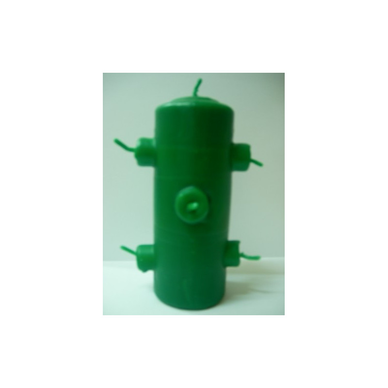 VELÓN 7 MECHAS VERDE