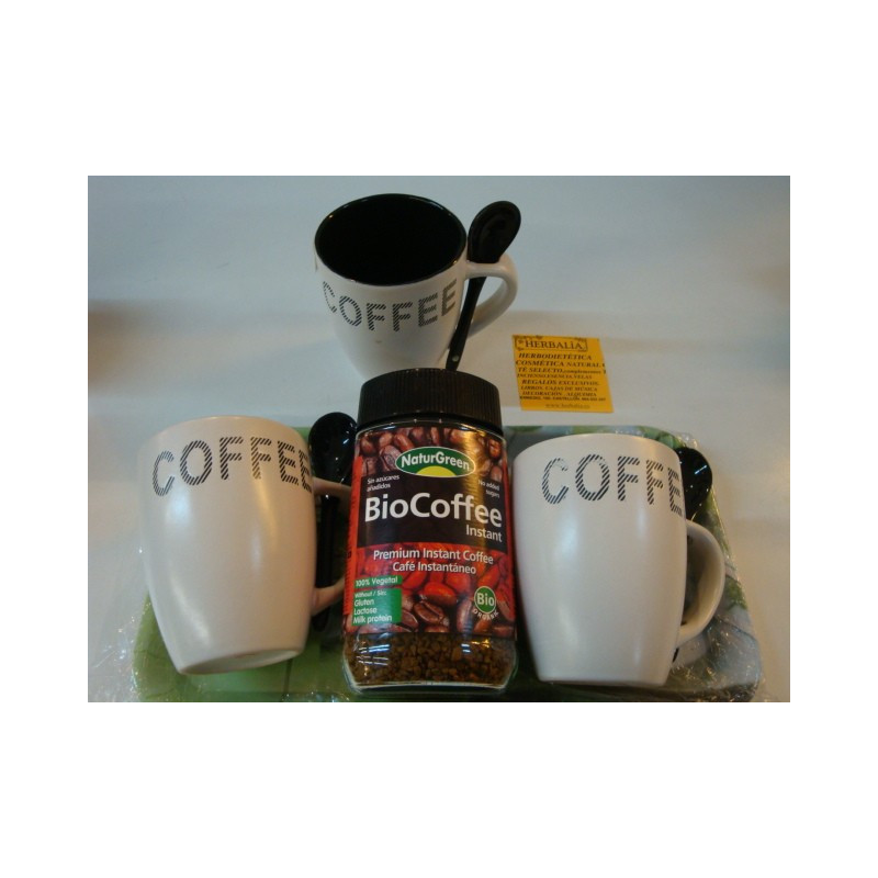 SET 2 MUG, CAFÉ y BANDEJA