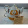 CAFETERA cerámica  con TAZA y plato