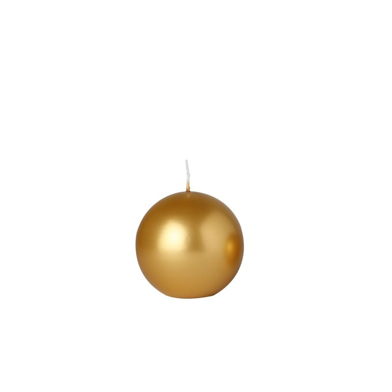 VELA BOLA DORADA