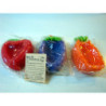 ESPONJA FORMA FRUTAS plana con hueco