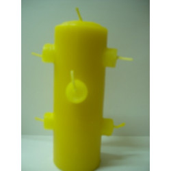 VELÓN 7 MECHAS AMARILLO