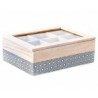 CAJA MADERA TÉ 6 ESPACIOS