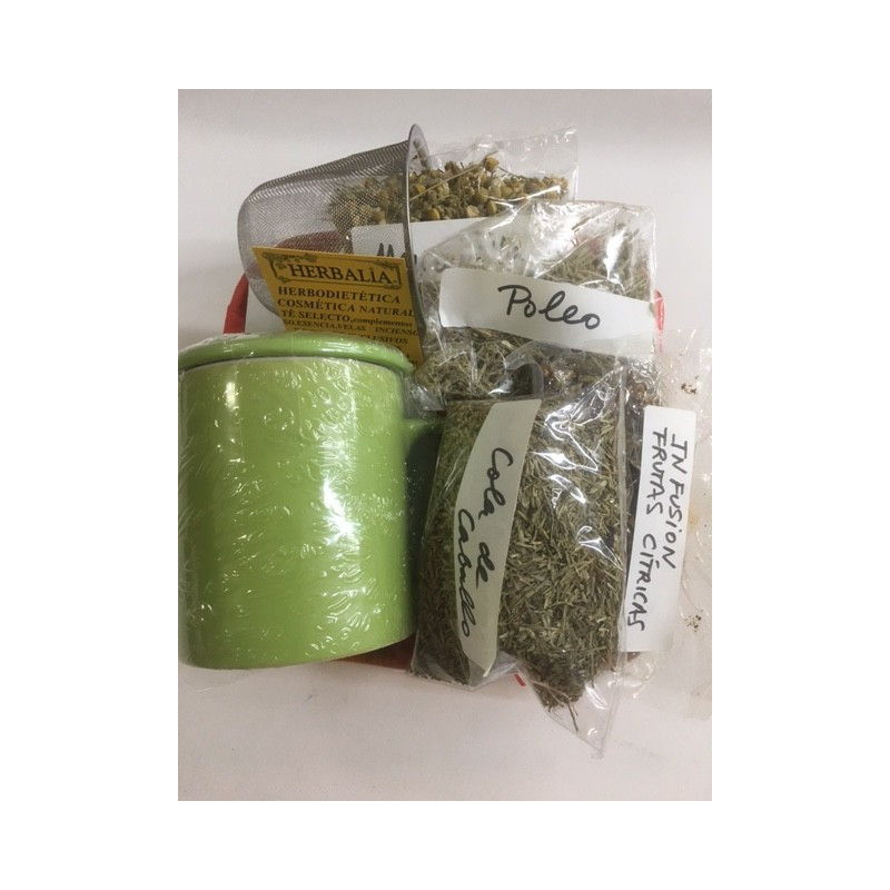 TAZA INFUSION con PLANTAS MEDICINALES