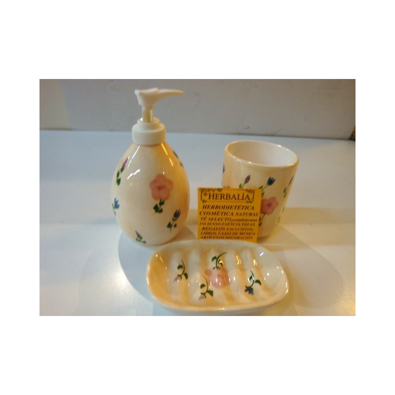 JUEGO BAÑO CERAMICA 3 piezas