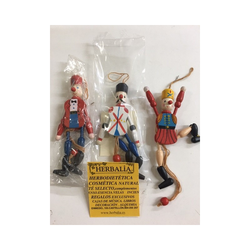 ARLEQUIN-PAYASO-CASCANUECES MADERA movil