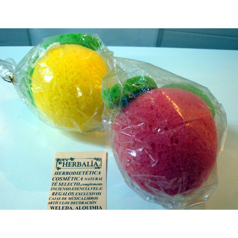 ESPONJA FORMA FRUTAS 3D grande