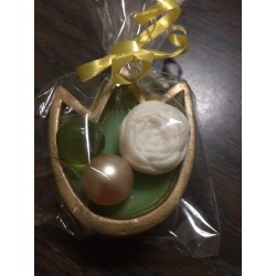 VELA TERRACOTA TULIPAN jabones y perlas
